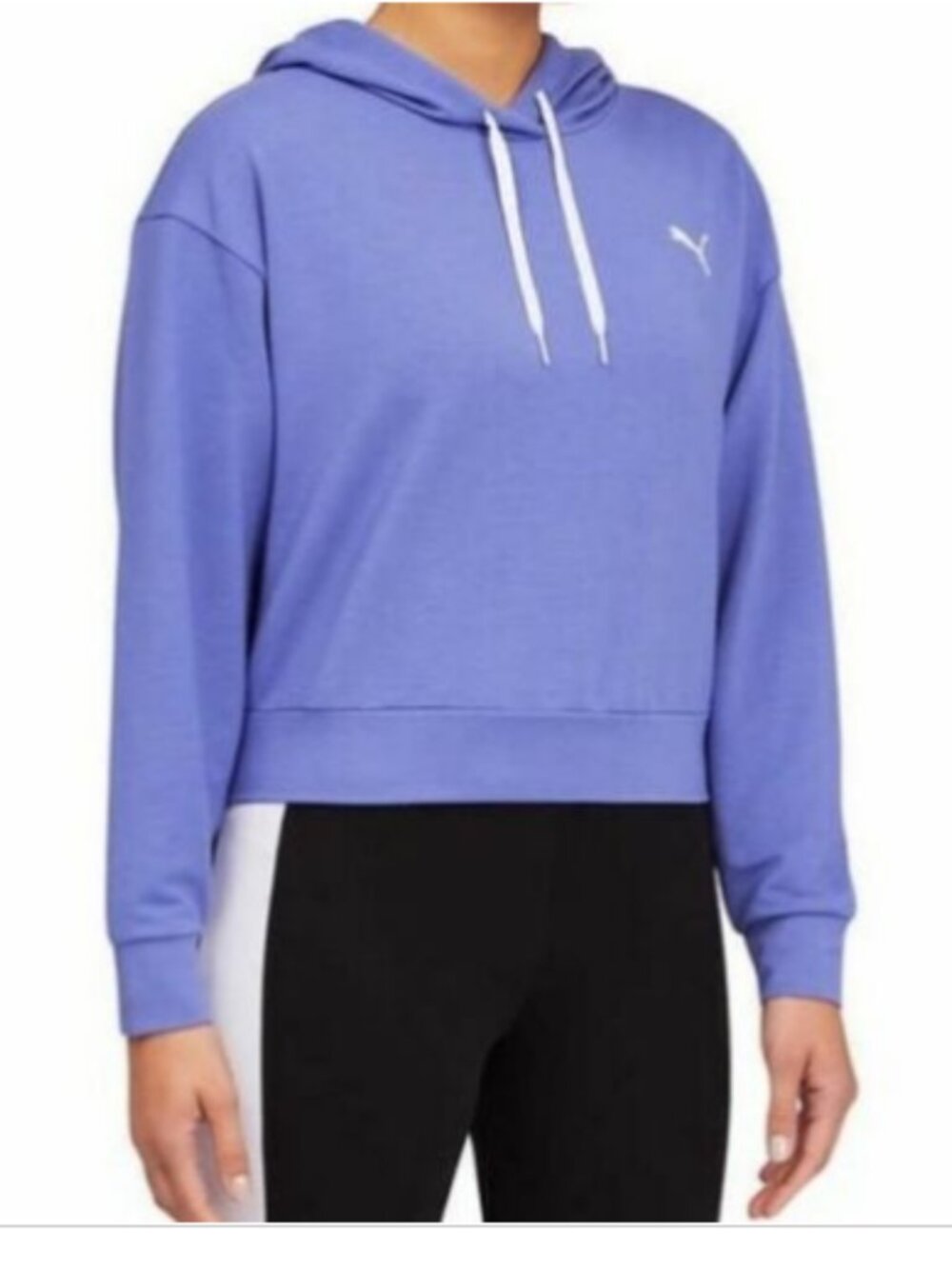 Puma Women's Modern Sport Hoodie,Haze Blue, Size M